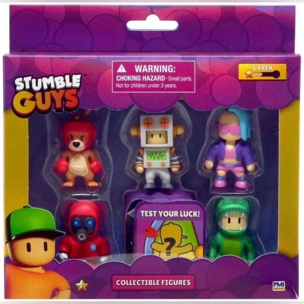 🆕 Stumble Guys Series 2 Mini Collectible Figures With Mystery Figure 6 Pack